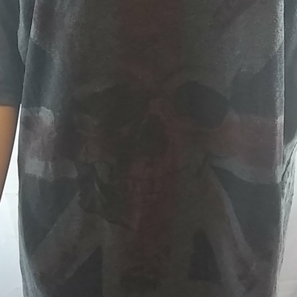 AUTH SIDE CAR British Flag and Skull Tee - Picture 6 of 7